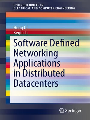 cover image of Software Defined Networking Applications in Distributed Datacenters